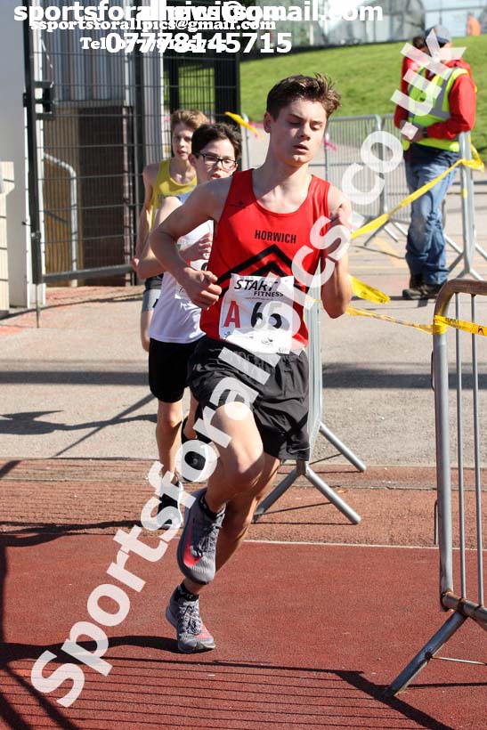 Boys under-15s  Northern 3 Stage Road Relay, SportsCity, Manchester. Photo: David T. Hewitson/Sports for All Pics
